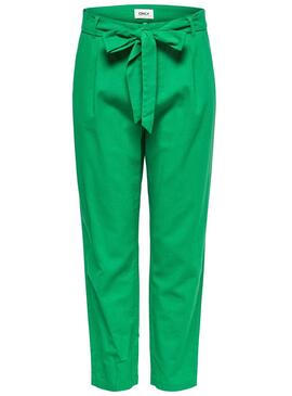 Pantalon Only Vegas Vert pour Femme