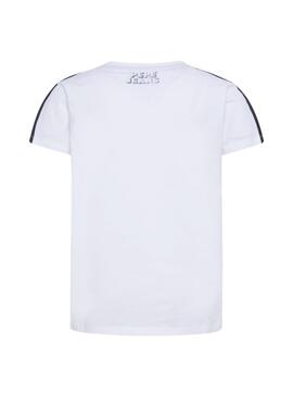 T-Shirt Pepe Jeans Don Optic Blanc pour Garçon