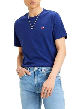 T-Shirt Levis Basic Bleu pour Homme