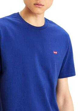 T-Shirt Levis Basic Bleu pour Homme