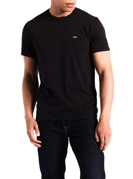 T-Shirt Levis Basic Noir pour Homme