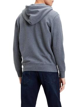 Sweat Levis Zip Gris pour Homme