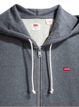 Sweat Levis Zip Gris pour Homme