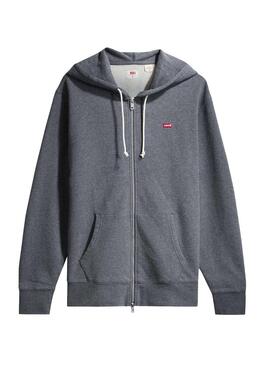 Sweat Levis Zip Gris pour Homme