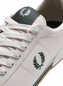 Baskets Fred Perry B722 Beige pour Homme