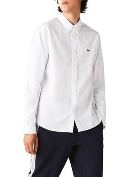 Chemise Lacoste Basic Blanc pour Homme