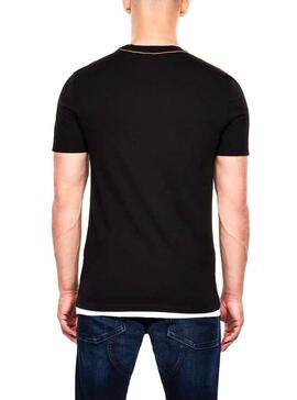 T-Shirt G Star Raw Graphic Slim Noir pour Homme