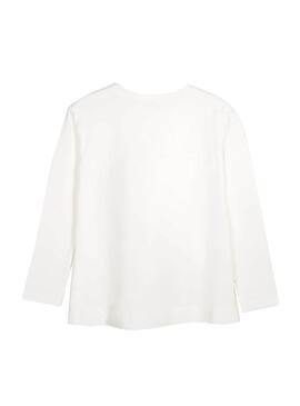 T-Shirt Mayoral Chic Blanc pour Fille