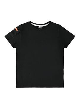 T-Shirt Name It Niklaso Noir pour Garçon
