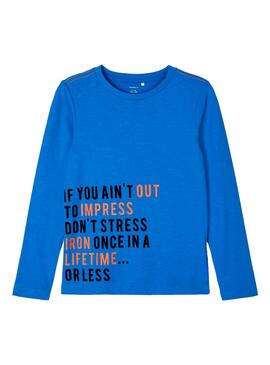 T-Shirt Name It Nasmos Bleu pour Garçon
