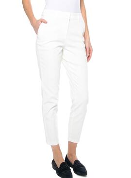 Vila Viseana Pantalon Blanc Femme