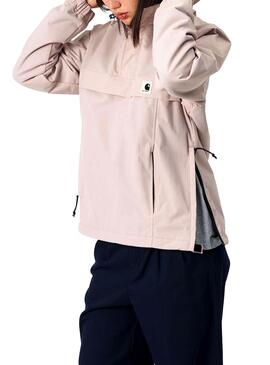 Veste kangourou Carhartt Nimbus Rose pour Femme