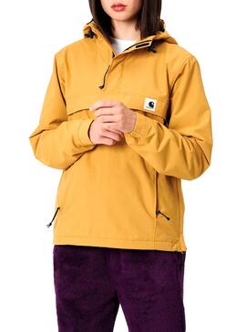 Veste kangourou Carhartt Nimbus moutarde pour Femme