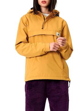 Veste kangourou Carhartt Nimbus moutarde pour Femme