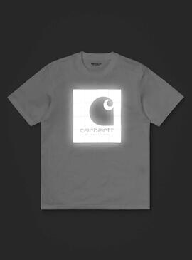 T-Shirt Carhartt réfléchissant Blanc pour Homme