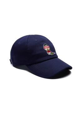 Casquette Lacoste Novak Djokovic Bleu pour Homme