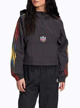 Veste kangourou Adidas Colors Noir pour Femme