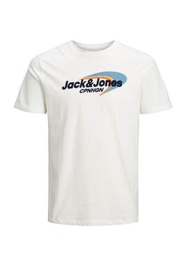 T-Shirt Jack & Jones Workwear Blanc Homme