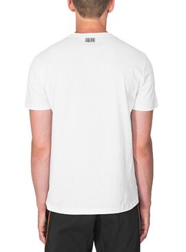T-Shirt Logo bicolore Antony Morato Blanc Homme