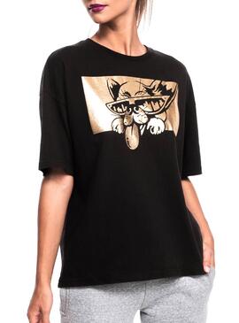 T-Shirt Superdry New York Noire pour Femme