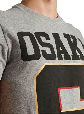 T-Shirt Superdry Osaka Gris pour Homme
