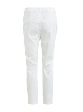 Vila Viseana Pantalon Blanc Femme