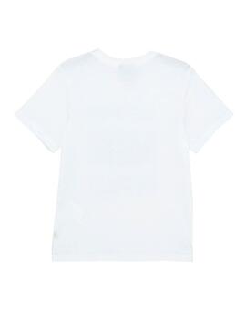 T-Shirt G-Star Raw Marque Blanc pour Garçon