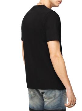 T-Shirt Diesel T-JUST Division Noir Homme 