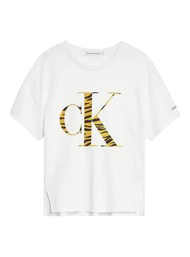 T-Shirt Calvin Klein Urban Animal Fille