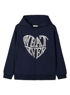 Sweat Name It Nadali Bleu pour Fille