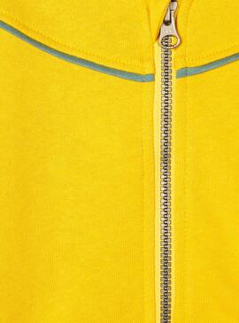 Sweat Name It Flukka Jaune pour Fille