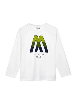 T-Shirt Mayoral M Blanc pour Garçon