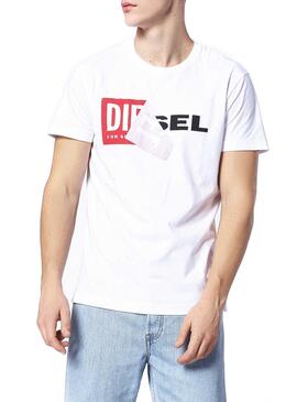 T-Shirt Diesel T-DIEGO-QA Blanc