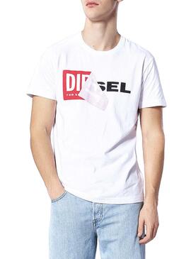 T-Shirt Diesel T-DIEGO-QA Blanc