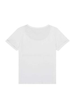 T-Shirt Name It Bowlling Blanc pour Garçon