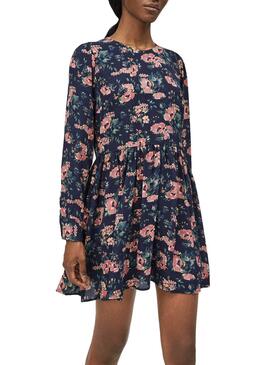 Robe Pepe Jeans Rosario Bleu pour Femme