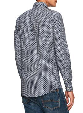 Chemise Pepe Jeans Burton Bleu pour Homme