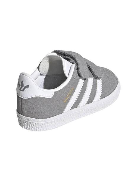 Baskets Adidas Gazelle Mini Gris Fille et Gar on