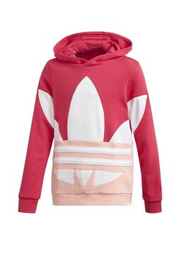 Sweat Adidas Big Trefoil Rose pour Fille