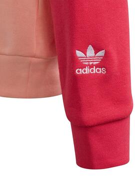 Sweat Adidas Big Trefoil Rose pour Fille