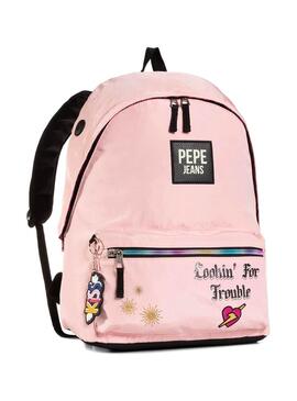 Sac à dos Pepe Jeans Forever Rose pour Fille