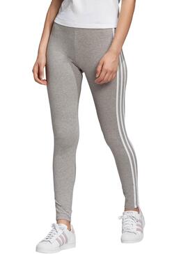 Legging Adidas 3 Stripes Gris pour Femme