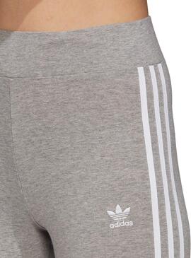 Legging Adidas 3 Stripes Gris pour Femme