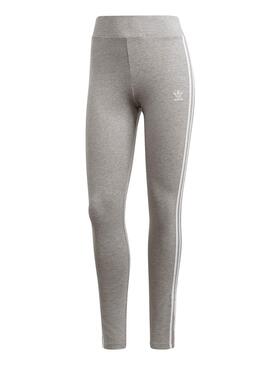 Legging Adidas 3 Stripes Gris pour Femme