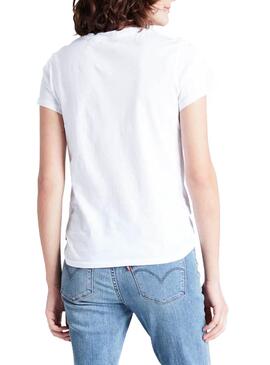 T-Shirt Levis Rotterdam Blanc pour Femme