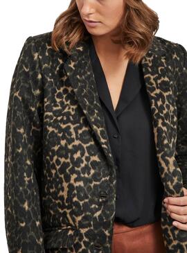 Manteaux Vila Leovita Leopardo pour Femme