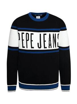 Pull Pepe Jeans Sports Noire Garçon