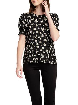 Top Naf Naf Marguerite Noir pour Femme