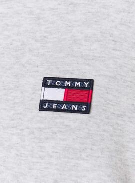 Robe Tommy Jeans Mock Gris pour Femme