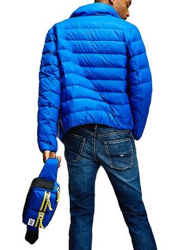 Veste Tommy Jeans Packable Bleu pour Homme